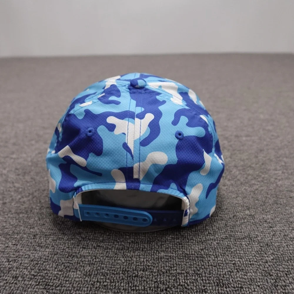 G/FORE Hat Cap Snap Back Mens One Size Blue Camo Golf Logo Polyester Baseball